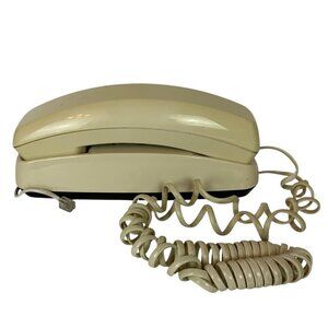 Vintage BellSouth Model 473 Beige Landline Push Button Corded Telephone